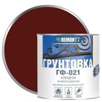 Грунт ГФ-021 Proremontt цвет красно-коричневый 1,8кг