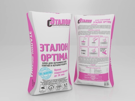 Клей плиточный Эталон OPTIMA 25кг